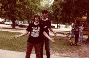 I am the one in the back