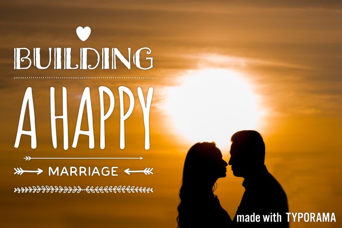 a happy marriage