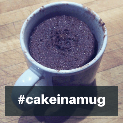 #cakeinamug